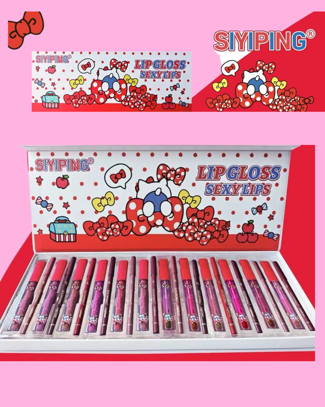 Kitty - BIG BOX set lipsticks, lipgloss and lipliner