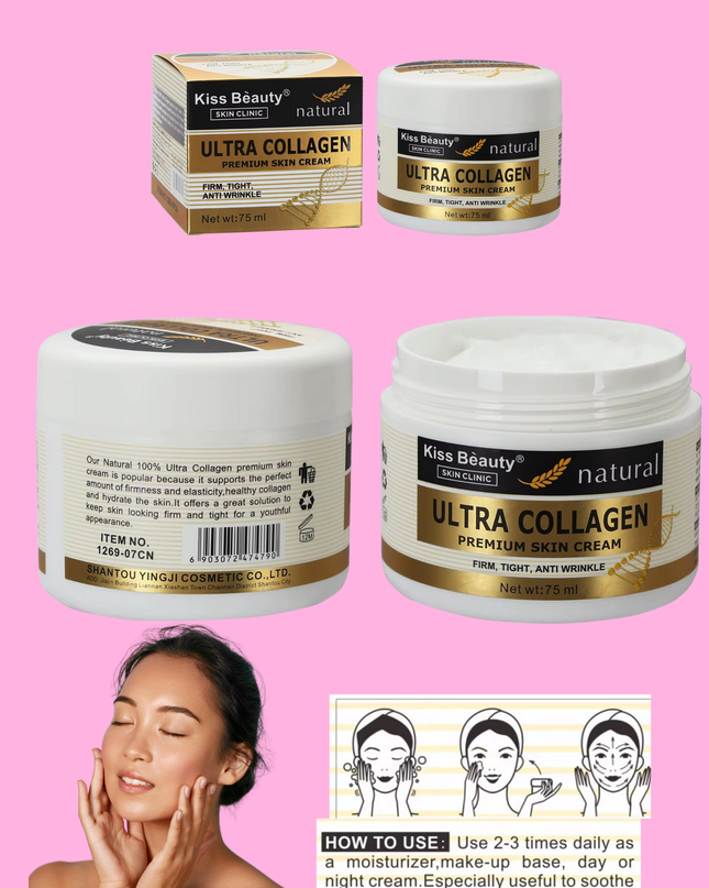 FACE CREAM  ULTRA COLLAGEN PREMIUM SKIN CREAM FIRM, TIGHT, ANTI WRINKLE