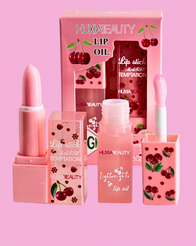 HUXIABEAUTY - MAGIC LIP OIL & LIP BALM ( 1 set = 2 pcs)